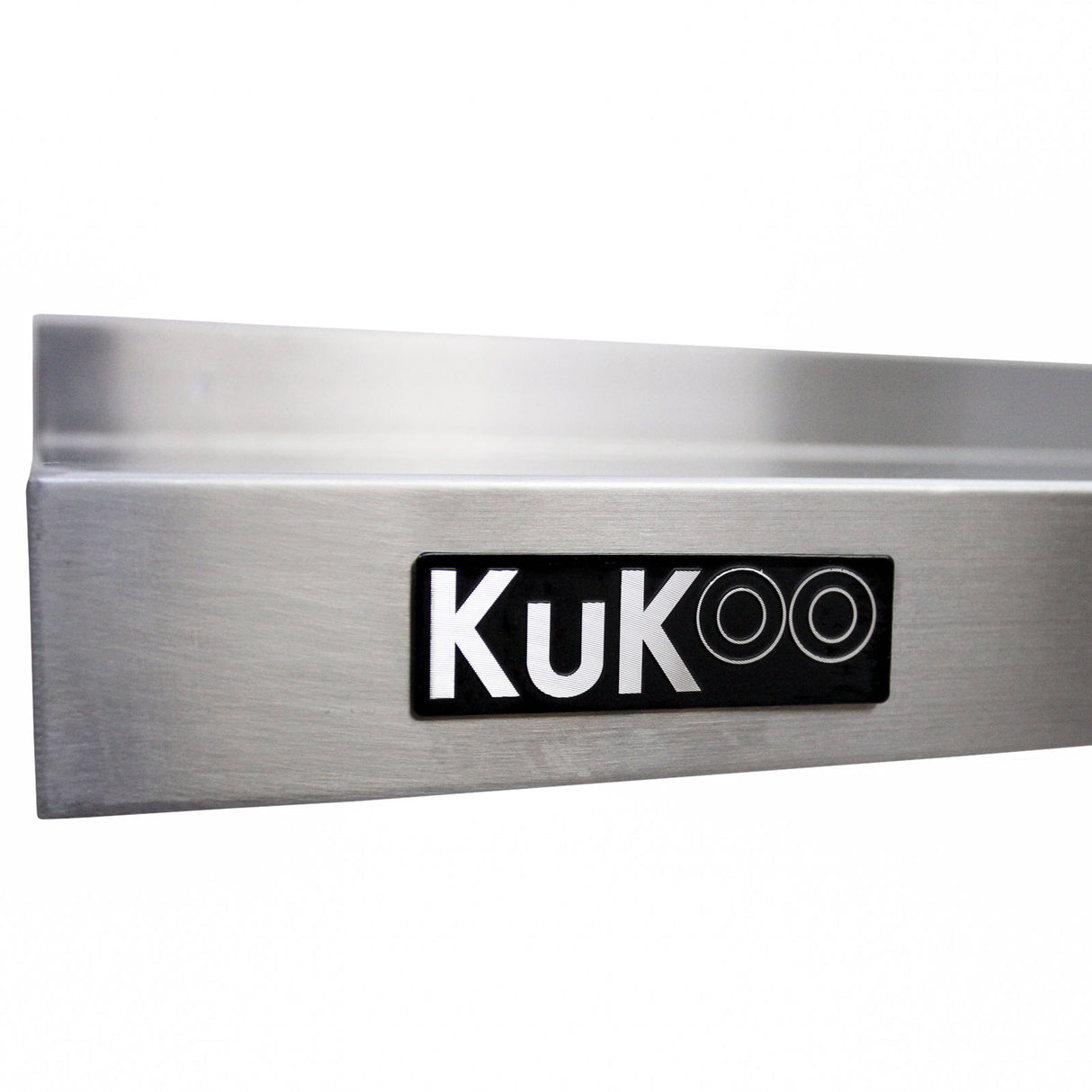 2 x KuKoo Stainless Steel Shelves 1940mm x 300mm - Used - Acceptable