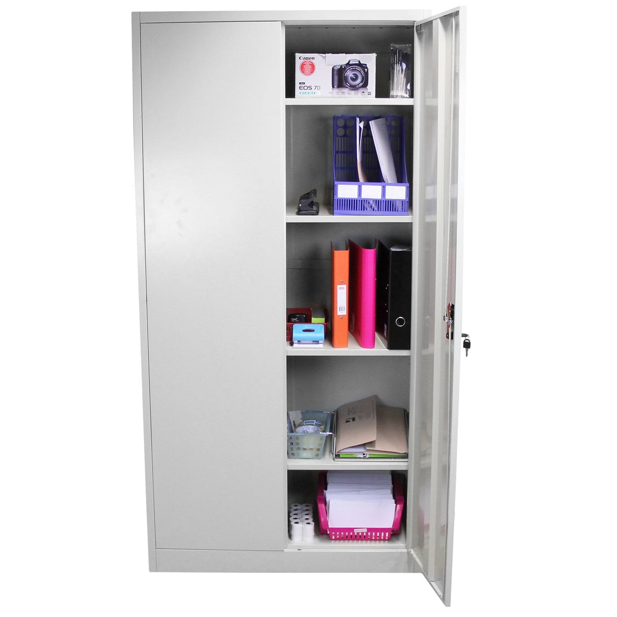 Metal Filing Cabinet 180cm - Like New