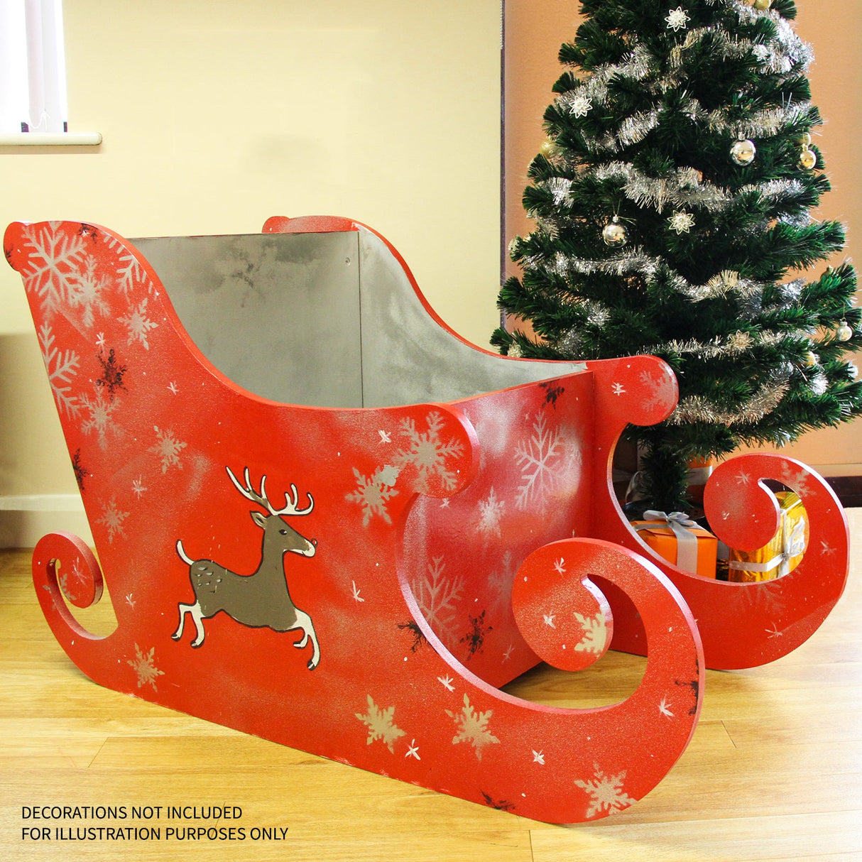 MDF Santa Sleigh - Used - Very Good