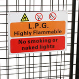 Gas Bottle Mesh Cage 900mm - Like New