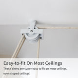Clothing Airer Ceiling Pulley - White - 1.4m - Used - Very Good