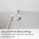 Clothing Airer Ceiling Pulley - White - 1.5m - Used - Acceptable