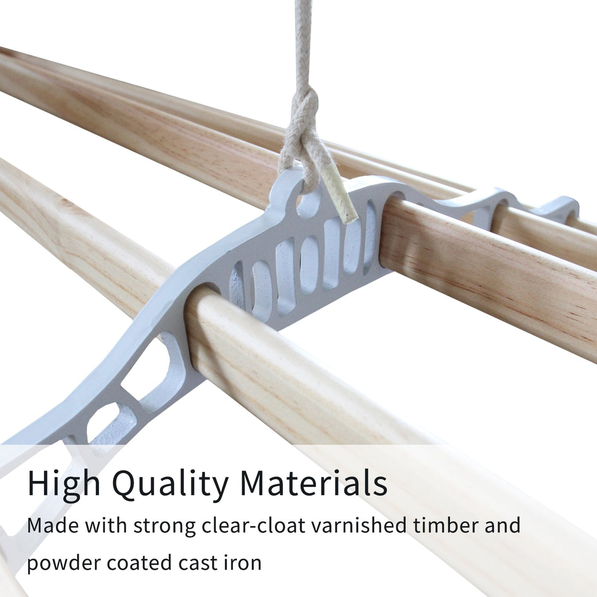 Clothing Airer Ceiling Pulley - White - 1.8m - Used - Very Good