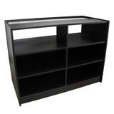 B1200 Retail Shop Counter - Black - Used - Very Good