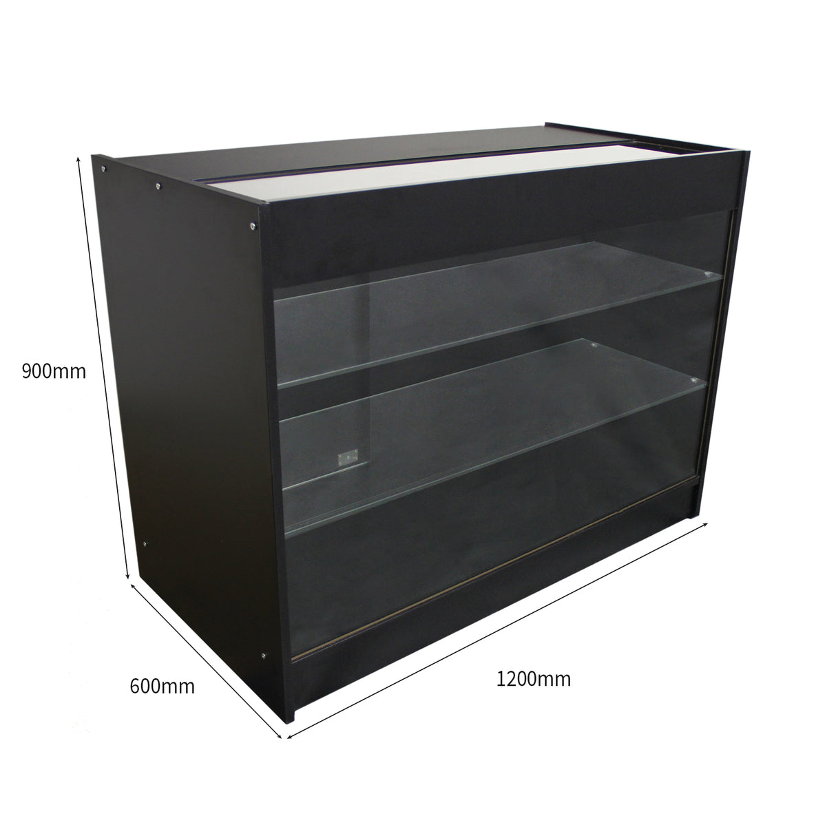 K1200 Retail Product Display Cabinet - Black - Like New