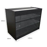 K1200 Retail Product Display Cabinet - Black - Used - Good