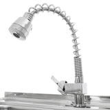 KuKoo Commercial Catering Sink Double Bowl / Right Hand Drainer - Like New