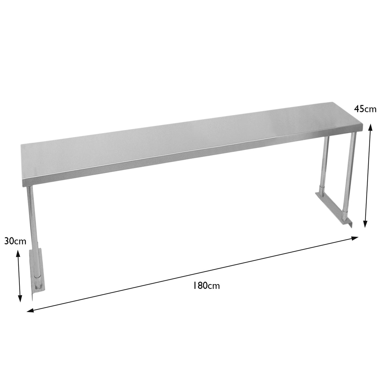 Kukoo Single Tier Steel Over-Shelf 1800mm - Used - Good