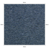 40 x Carpet Tiles 10m2 / Storm Blue - Used - Acceptable