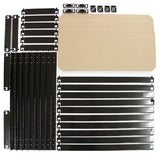 5 x T-RAX Black Metal Racking Units 75cm x 150cm x 30cm - Used - Very Good