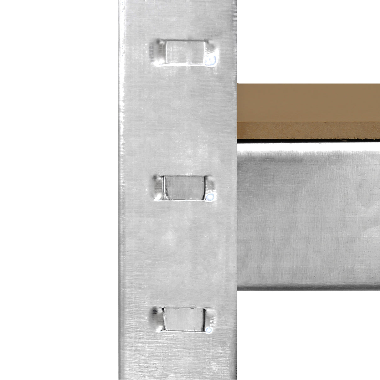 2 x Galvanised Racking Units 90 x 40 x 180 - Used - Acceptable