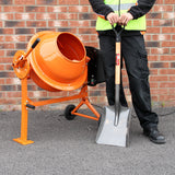 Cement Mixer & Handheld Concrete Vibrator with 2m Shaft - Used - Good