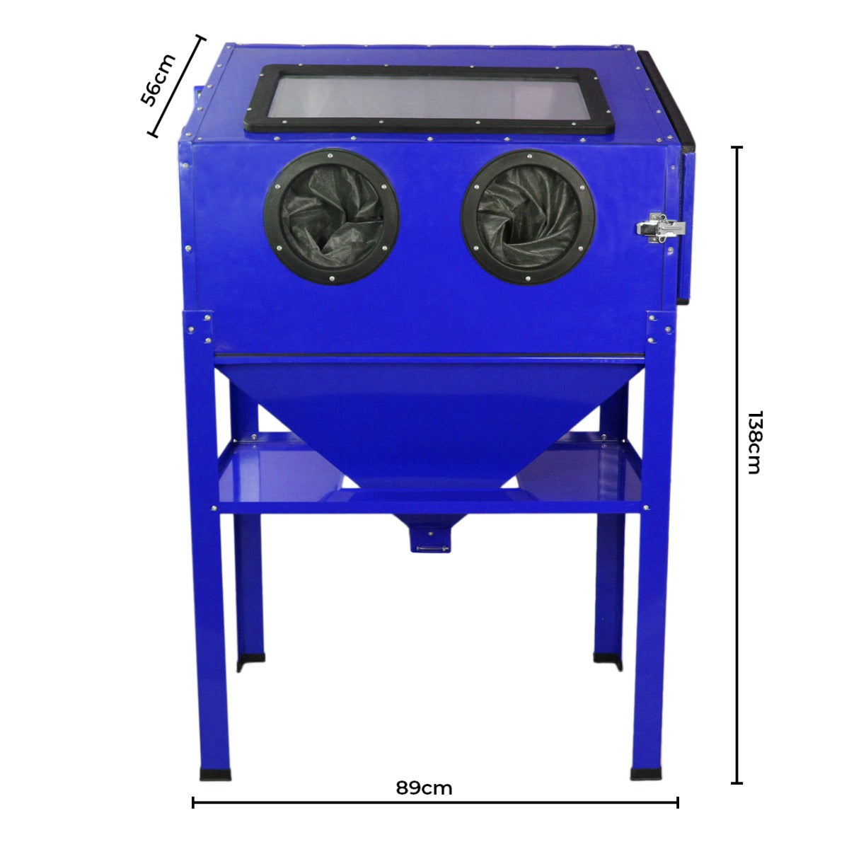 T-Mech Electrostatic Powder Coating Machine & Curing Oven & 220L Sandblasting Cabinet - Used - Acceptable