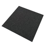 40 x Carpet Tiles Charcoal Black 10m2 - Used - Good