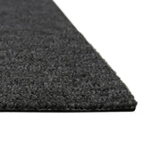 40 x Carpet Tiles Charcoal Black 10m2 - Used - Good