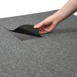 40 x Carpet Tiles Anthracite Grey 10m2 - Used - Good