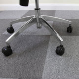 40 x Carpet Tiles Anthracite Grey 10m2 - Used - Acceptable