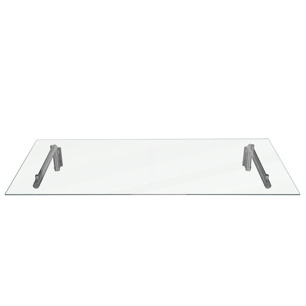 MonsterShop Glass Door Canopy & Brackets, 144cm W, 80cm D - Used - Good