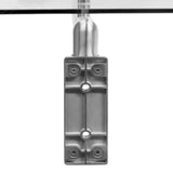 MonsterShop Glass Door Canopy & Brackets, 144cm W, 80cm D - Used - Very Good