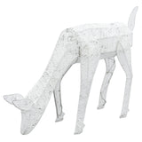 Large Light Up Grazing Doe Reindeer - Used - Very Good