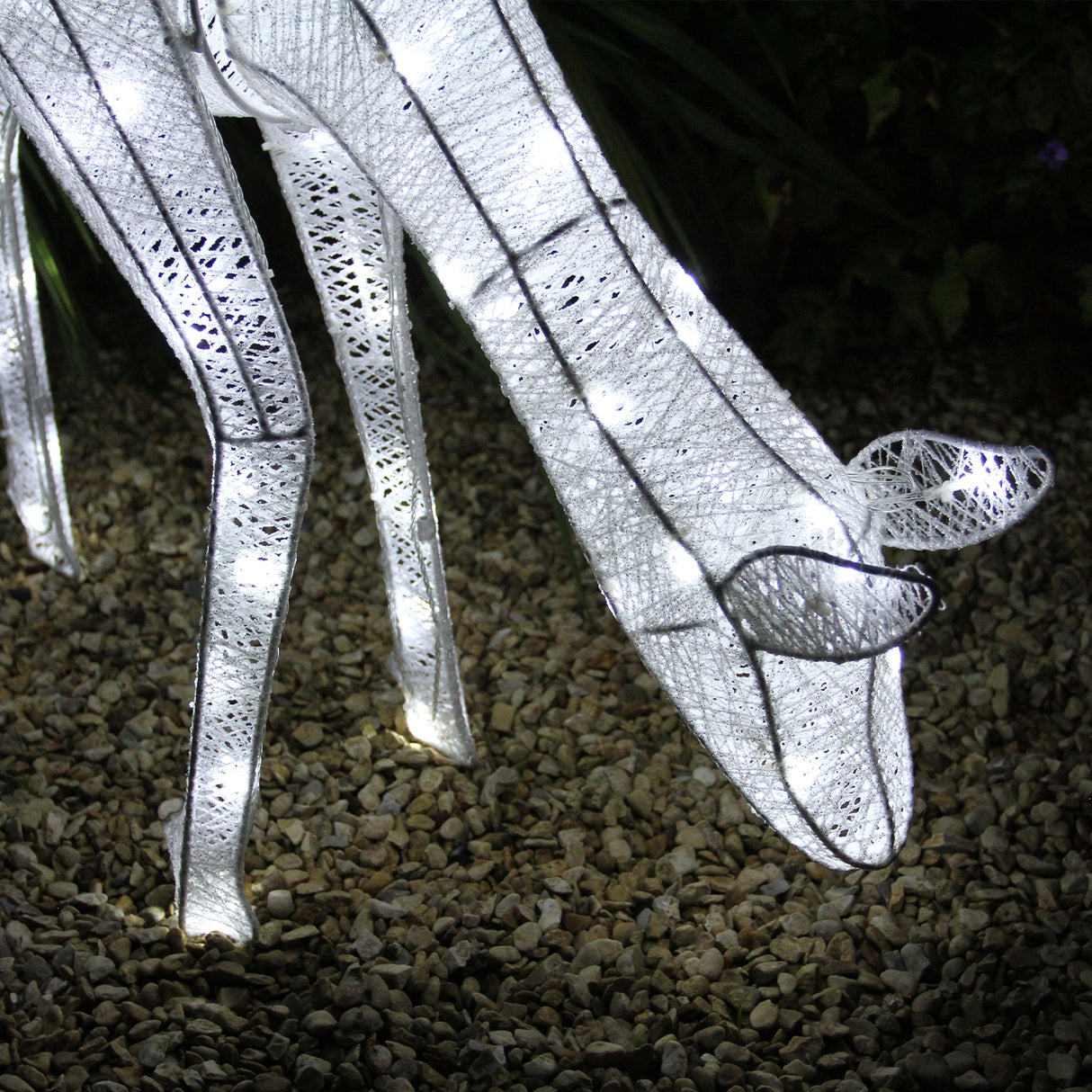 Large Light Up Grazing Doe Reindeer - Used - Very Good