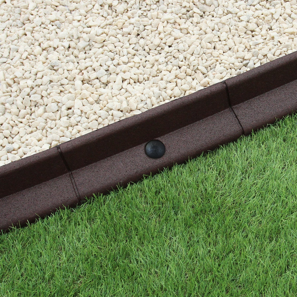 Flexible Lawn Edging Brown 1.2m x 28 - Used - Acceptable