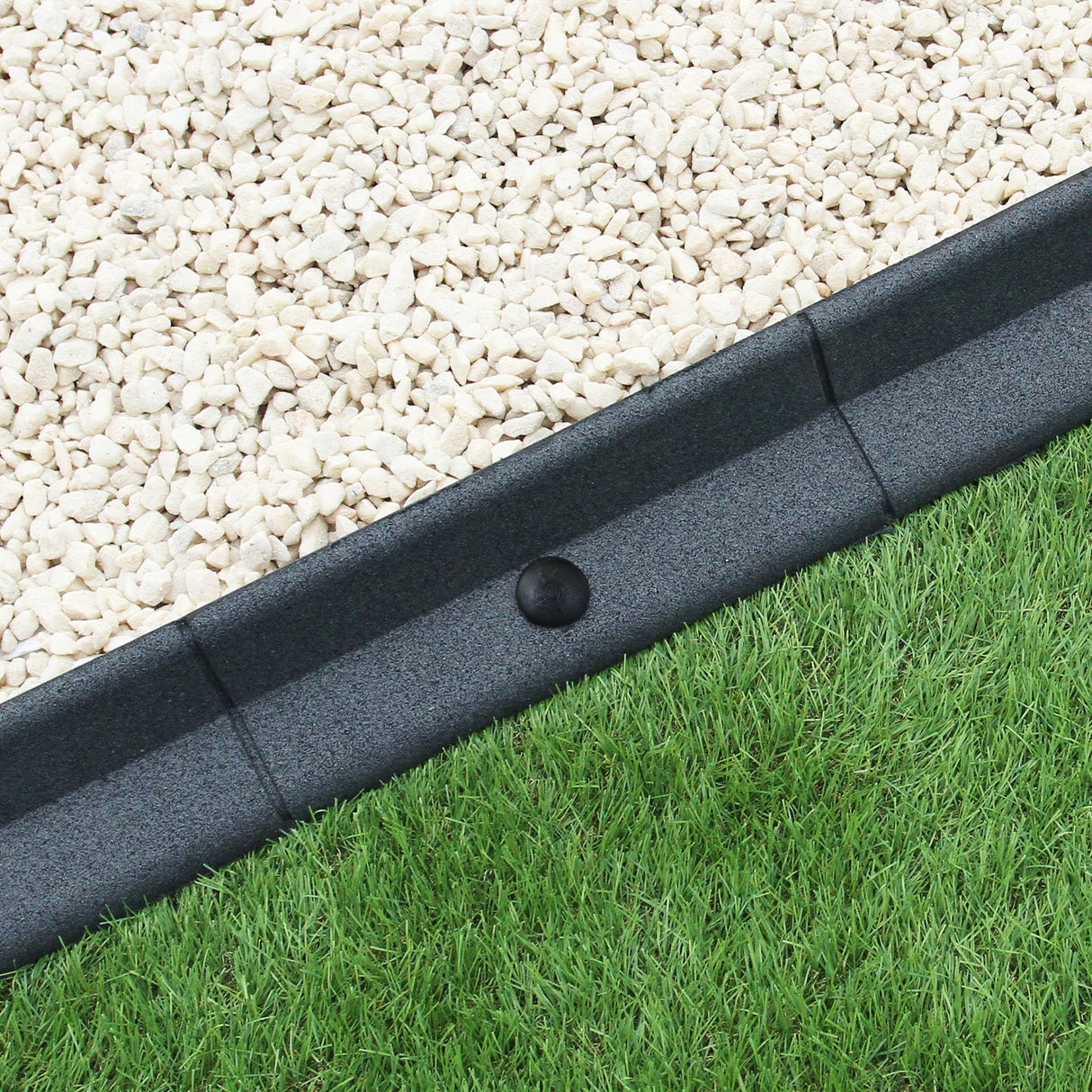 Flexible Lawn Edging Grey 1.2m x 10 - Used - Acceptable
