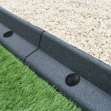 Flexible Lawn Edging Grey 1.2m x 20 - Used - Acceptable