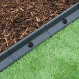 Flexible Lawn Edging Grey 1.2m x 10 - Used - Acceptable