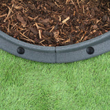 Flexible Lawn Edging Grey 1.2m x 10 - Used - Acceptable