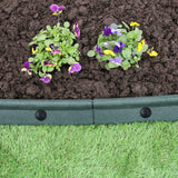 Flexible Lawn Edging Green 1.2m x 16 - Used - Good
