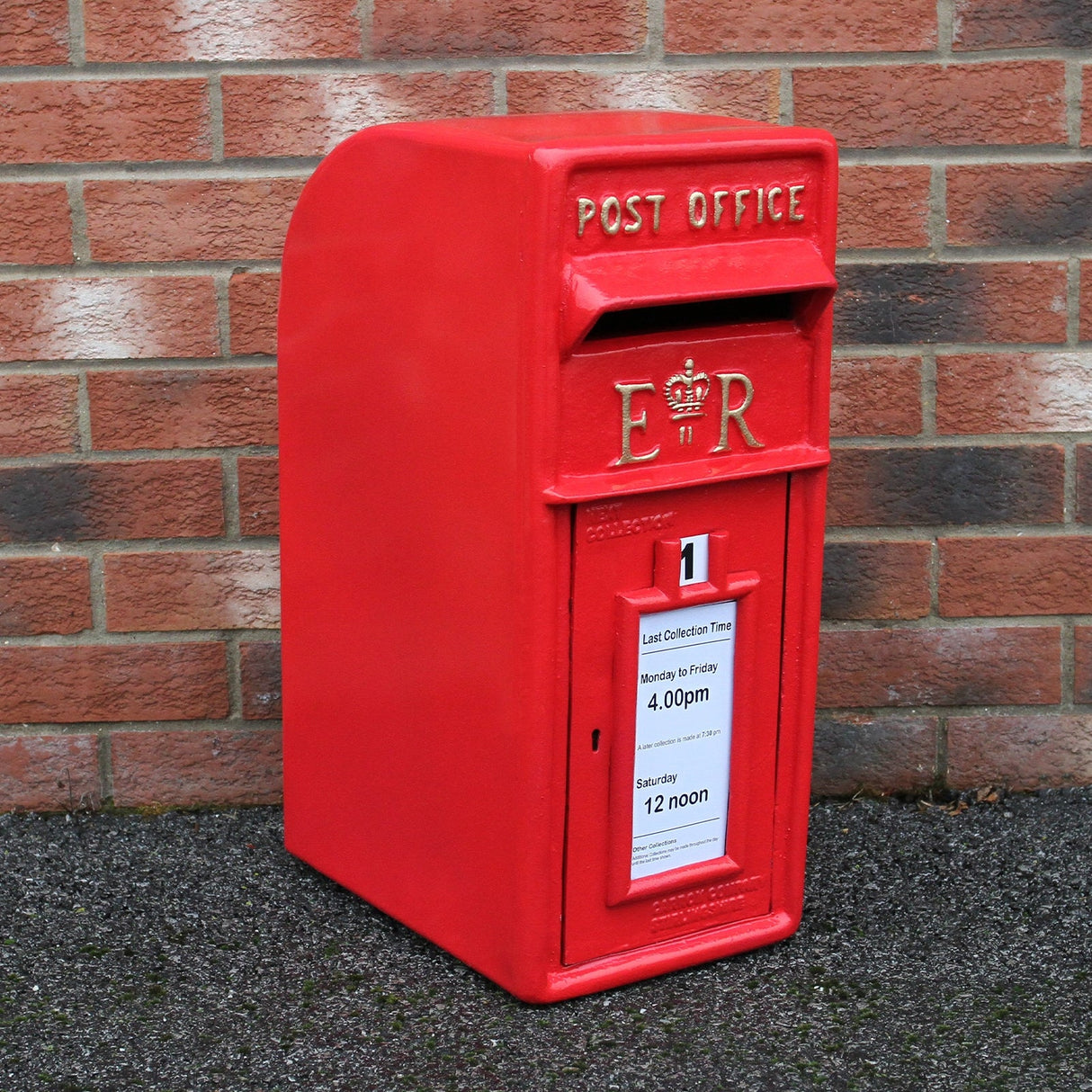 Red Royal Mail Post Box with Stand - Used - Good