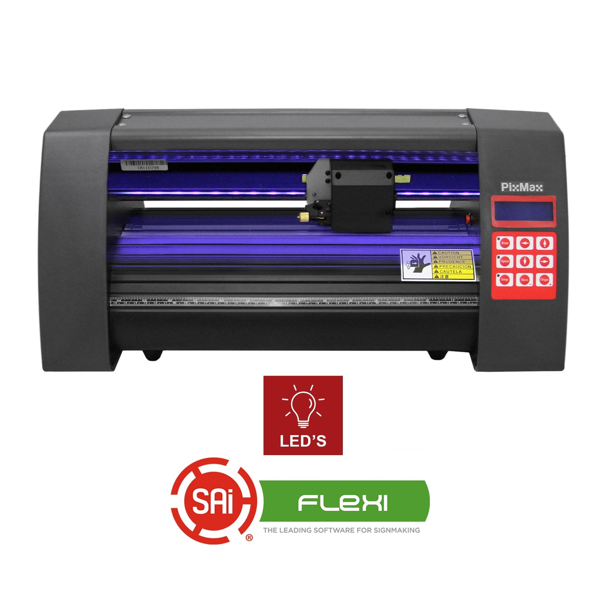 Vinyl Cutter LED Light Guide 360mm & FlexiStarter Software - Like New