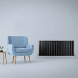Designer Flat Panel Radiators Matt Black 600mm x 1400mm - Used - Very Good