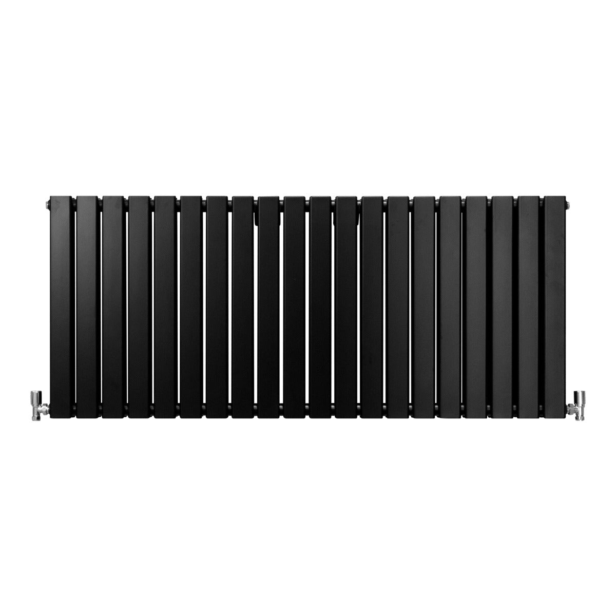 Designer Flat Panel Radiators Matt Black 600mm x 1400mm - Used - Acceptable