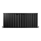 Designer Flat Panel Radiators Matt Black 600mm x 1400mm - Used - Acceptable