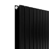 Designer Flat Panel Radiators Matt Black 600mm x 1400mm - Used - Acceptable