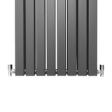 Designer Flat Panel Radiators Anthracite Grey 1600mm x 560mm - Used - Acceptable