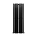 Designer Flat Panel Radiators Matt Black 1600mm x 560mm - Used - Good
