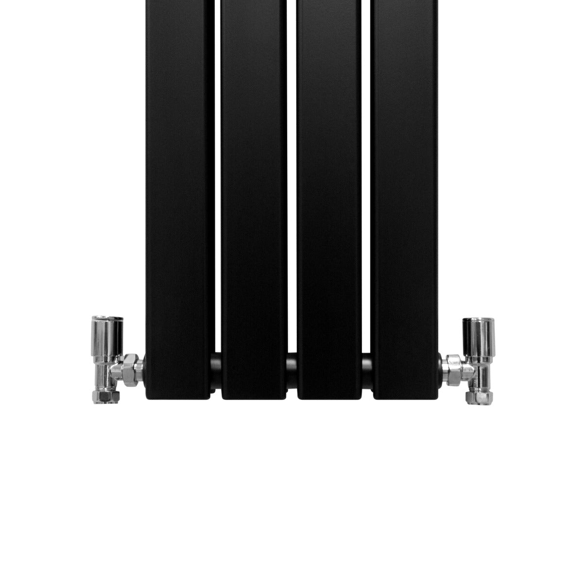 Designer Flat Panel Radiators Matt Black 1800mm x 280mm - Used - Very Good