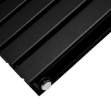 Designer Flat Panel Radiators Matt Black 1800mm x 280mm - Used - Good