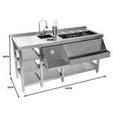 Deluxe Cocktail Bar Station - Used - Acceptable