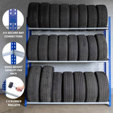 2 x T-Rax Tyre Racking Bay - Used - Very Good