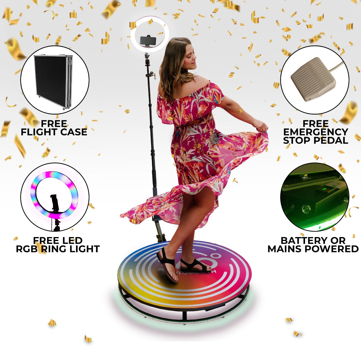 360 Photo Booth - 80cm - Like New