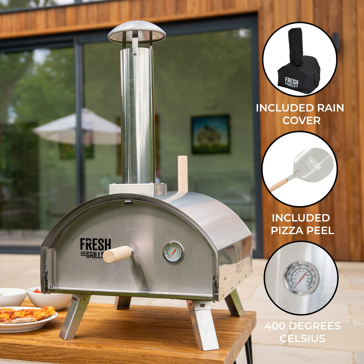 Fresh Grills Premium Outdoor Pizza Oven - Used - Acceptable