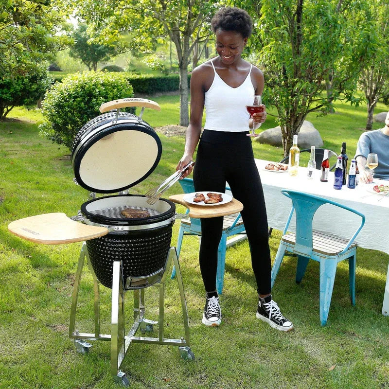 Fresh Grills Kamado Charcoal BBQ Grill 21" - Mega - Used - Good