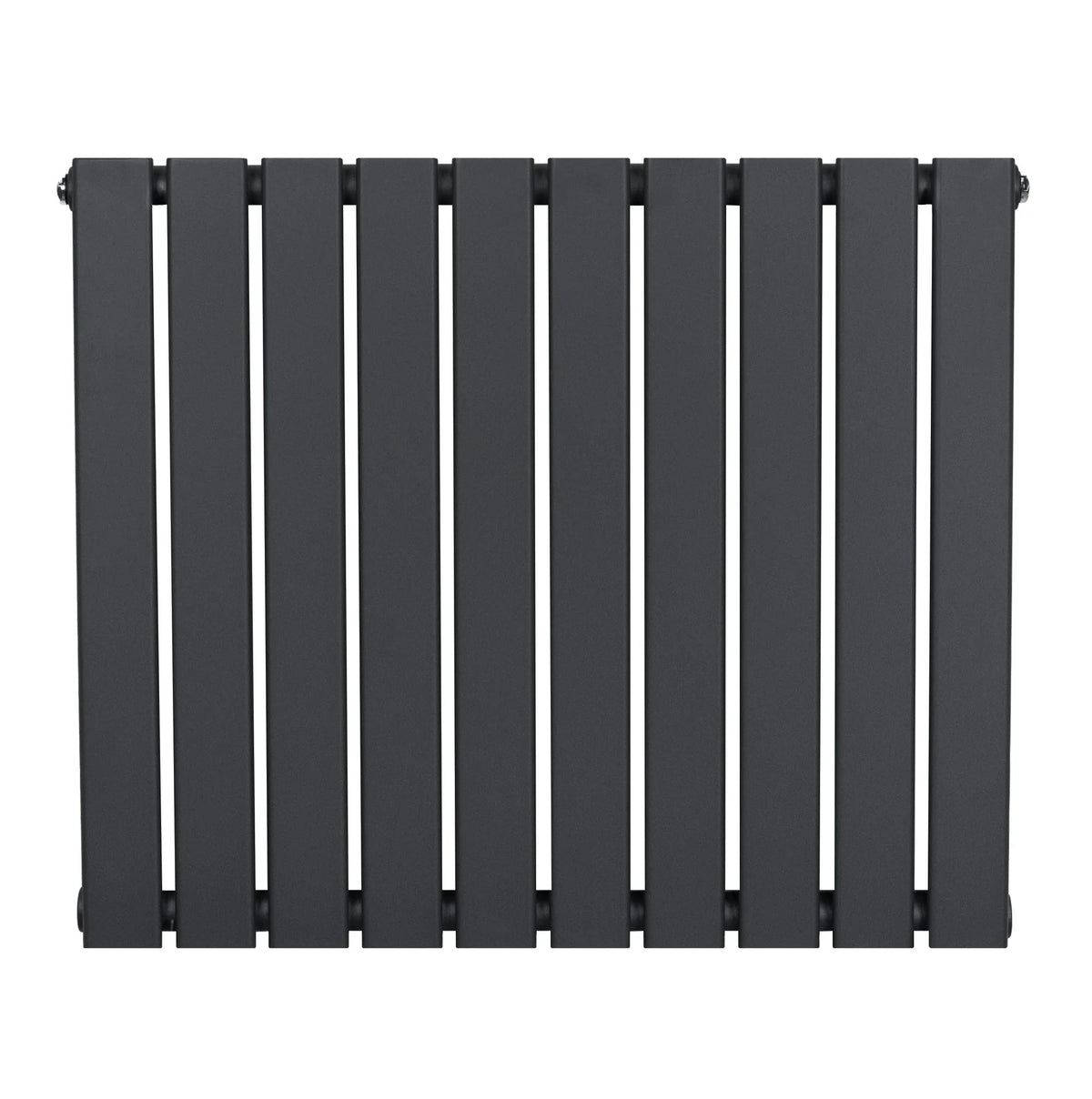 Flat Single Column Radiator - 600 x 700mm - Anthracite Grey - Used - Good