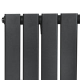 Flat Single Column Radiator - 600 x 700mm - Anthracite Grey - Used - Acceptable