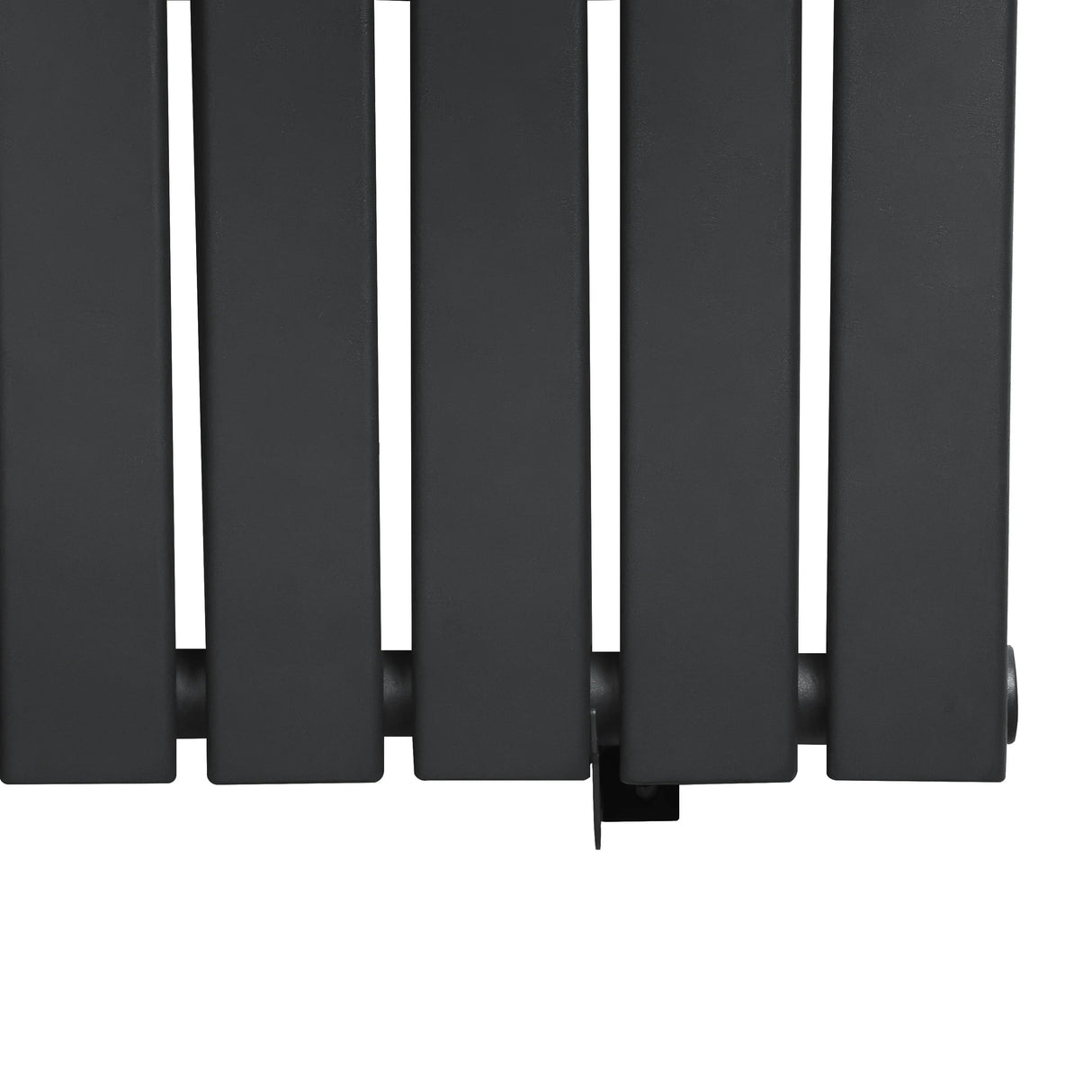 Flat Single Column Radiator - 600 x 700mm - Anthracite Grey - Used - Very Good