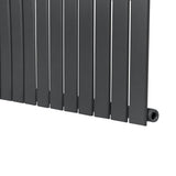Flat Single Column Radiator - 600 x 700mm - Anthracite Grey - Used - Good